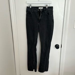 Abercrombie split hem jeans